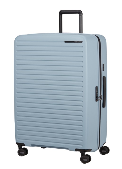 Samsonite Restackd vergrootbare spinner 81 cm - voorkant 2 blauw