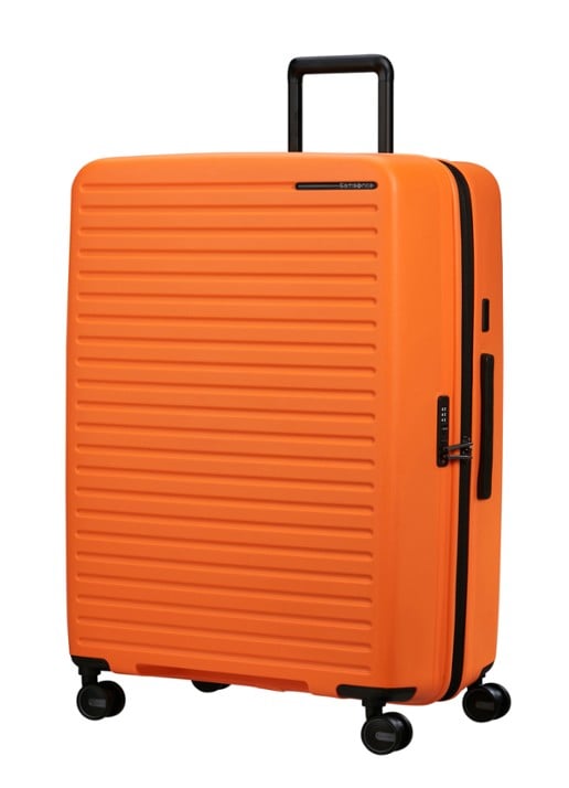 Samsonite Restackd vergrootbare spinner 81 cm - voorkant 3 oranje