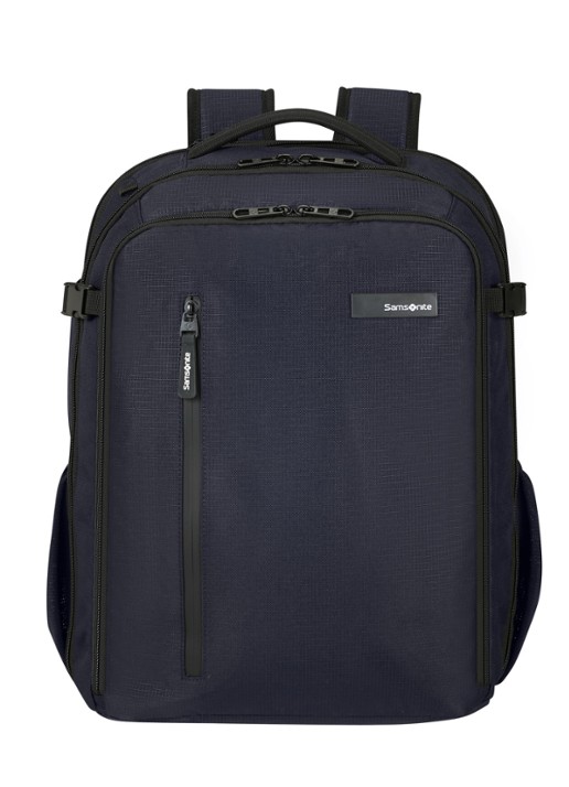 Samsonite Roader L rugzak met 17 inch laptopvak  - voorkant donkerblauw