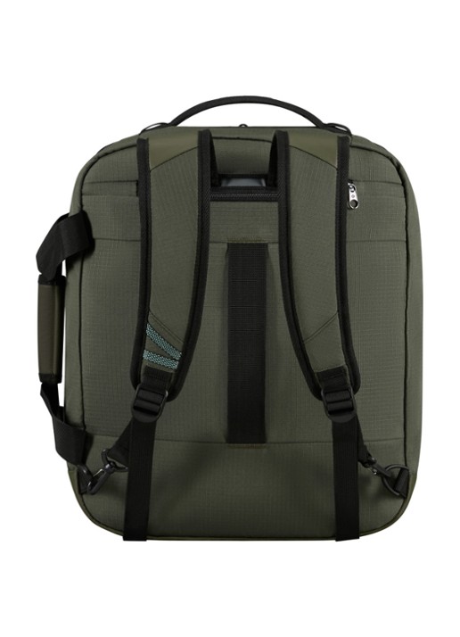 Samsonite Roadseeker Duffle Underseater rugzak  - achterkant dark olive / olijfgroen