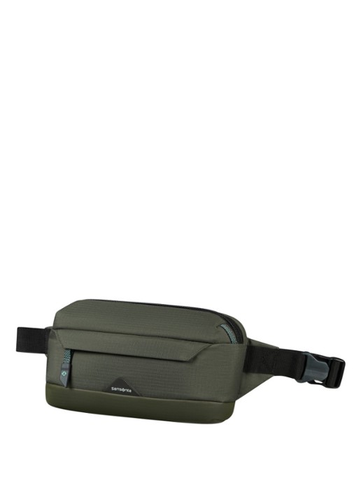 Samsonite Roadseeker heuptas met logo - voorkant 2 dark olive / olijfgroen
