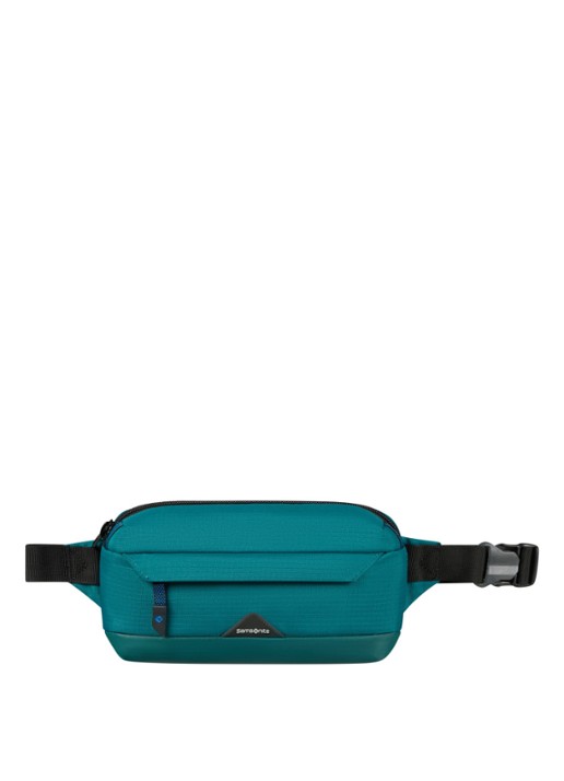 Samsonite Roadseeker heuptas met logo - voorkant deep teal / zeegroen