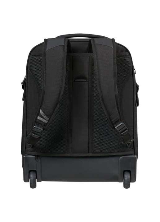 Samsonite Roadseeker Laptop/Backpack trolley met 17,3 inch laptopvak - achterkant deep black / zwart