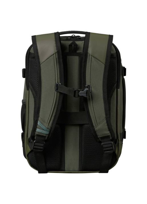 Samsonite Roadseeker Travel rugzak met 14 inch laptopvak - achterkant 3 dark olive / olijfgroen