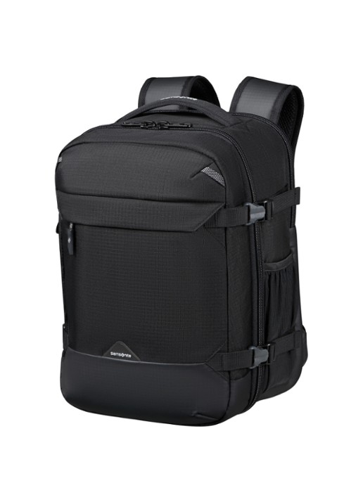 Samsonite Roadseeker Travel rugzak met 14 inch laptopvak - detail deep black / zwart