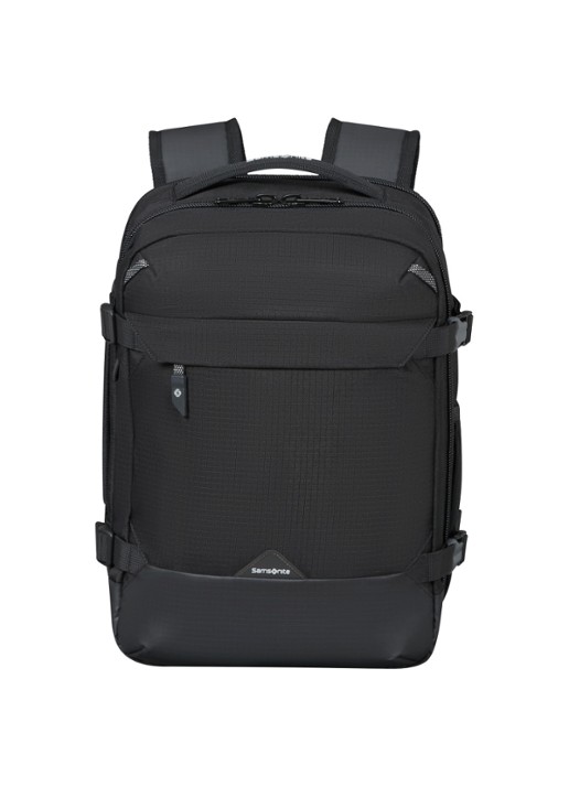 Samsonite Roadseeker Travel rugzak met 14 inch laptopvak - voorkant 4 deep black / zwart