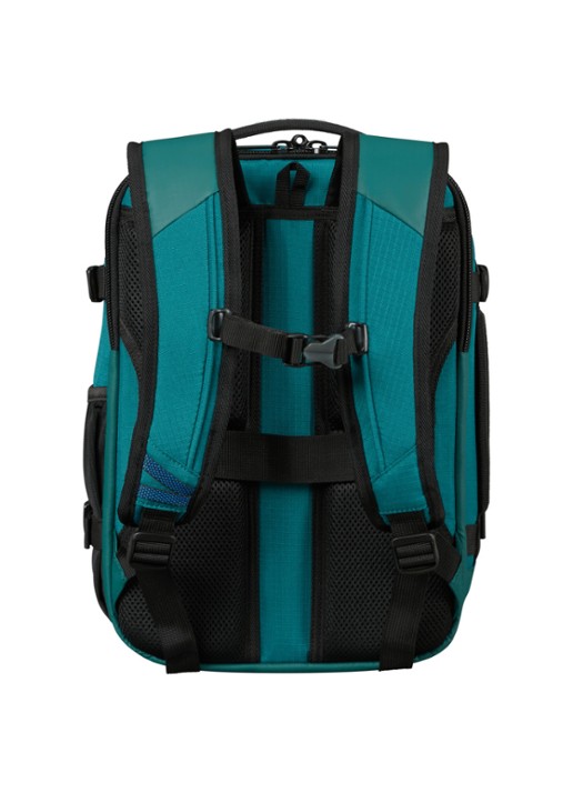 Samsonite Roadseeker Travel rugzak met 14 inch laptopvak - achterkant 3 deep teal / zeegroen