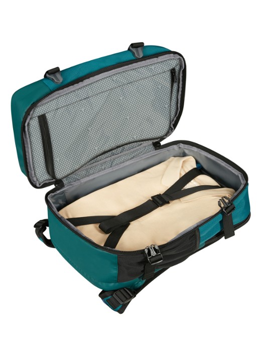 Samsonite Roadseeker Travel rugzak met 14 inch laptopvak - voorkant 5 deep teal / zeegroen