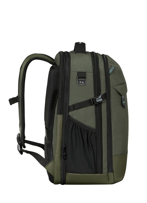 Samsonite Roadseeker vergrootbare laptoprugzak met 17,3 inch laptopvak - detail 3 dark olive / olijfgroen