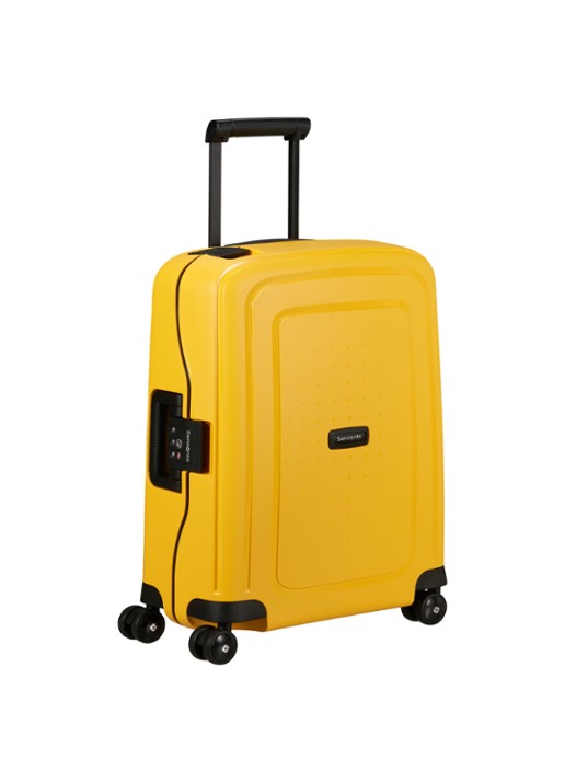 Samsonite S'Cure spinner 55 cm - voorkant 2 geel