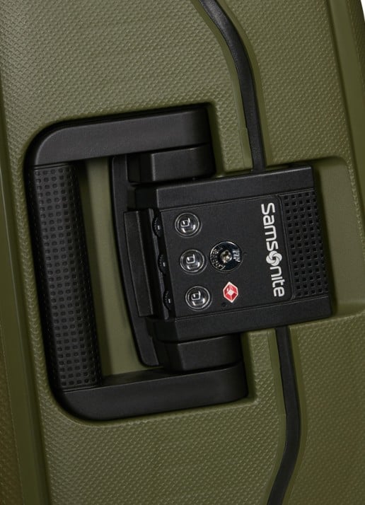 Samsonite S'Cure spinner 55 cm - detail 5 olijfgroen