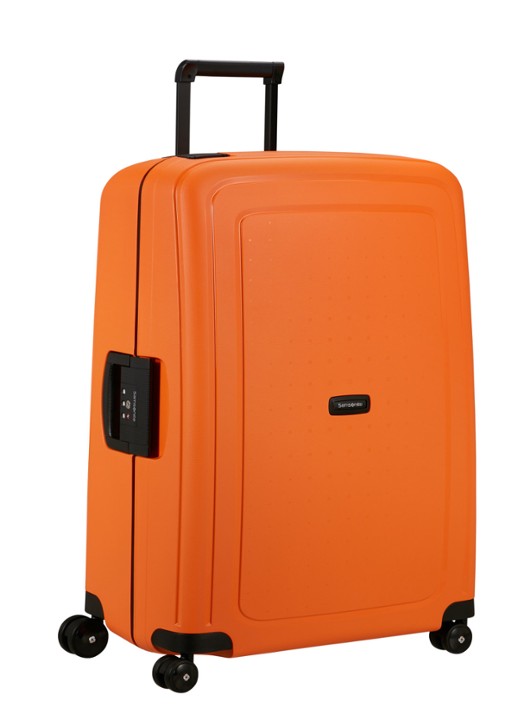 Samsonite S'Cure spinner 75 cm - detail apricot / oranje