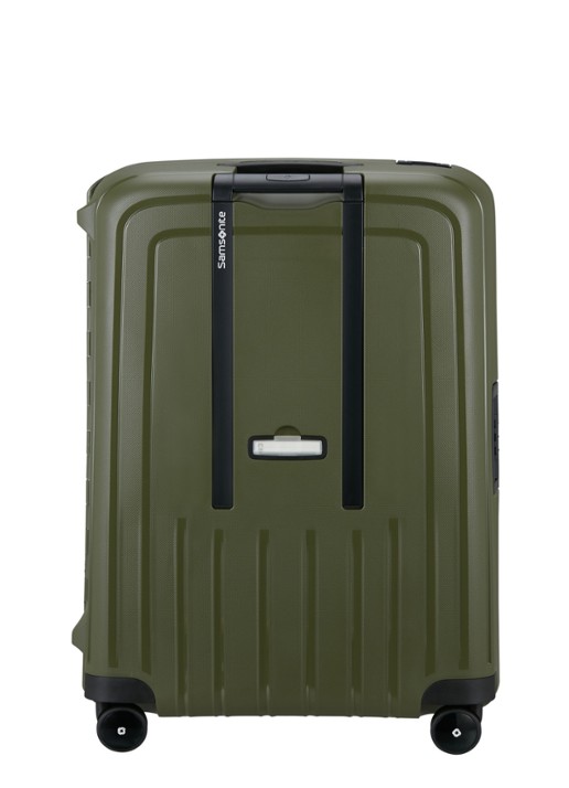 Samsonite S'Cure spinner 75 cm - achterkant 4 olijfgroen