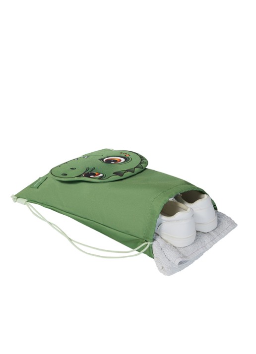 Samsonite Sammies gym rugzak - achterkant groen