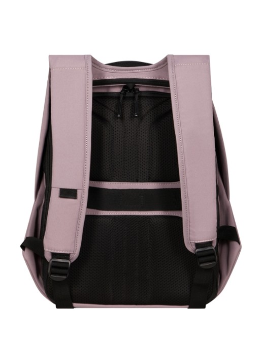 Samsonite Securipak 2.0 rugzak met 14,1 inch laptopvak - achterkant oudroze