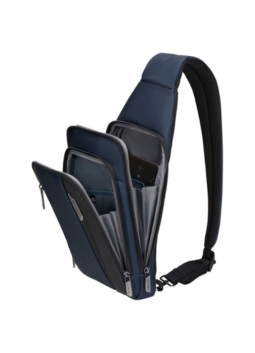 Samsonite Spectrolite 4.0 crossbodytas - achterkant 4 blauw