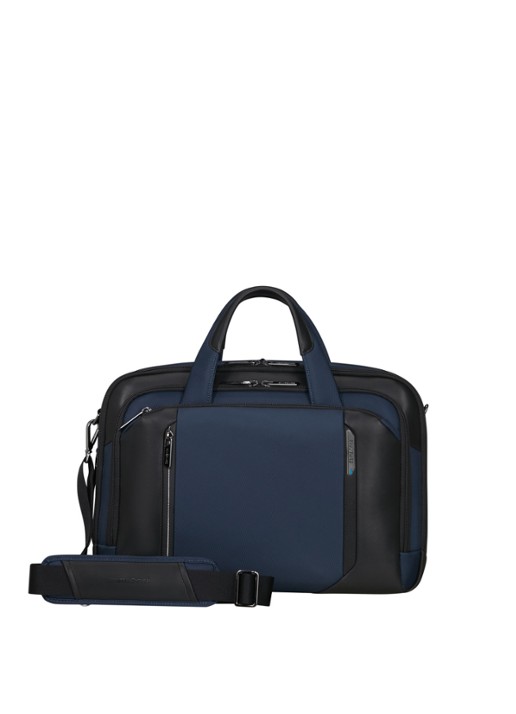 Samsonite Spectrolite 4.0 vergrootbare laptoptas met 15.6 inch laptopvak - voorkant blauw