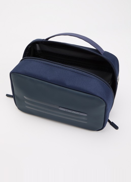 Samsonite Stackd toilettas met logo - voorkant 2 staalblauw