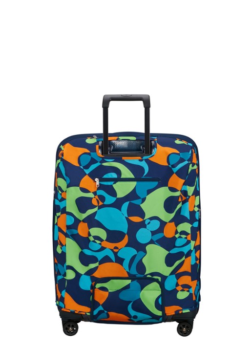Samsonite TA Revolution L kofferhoes - achterkant groen