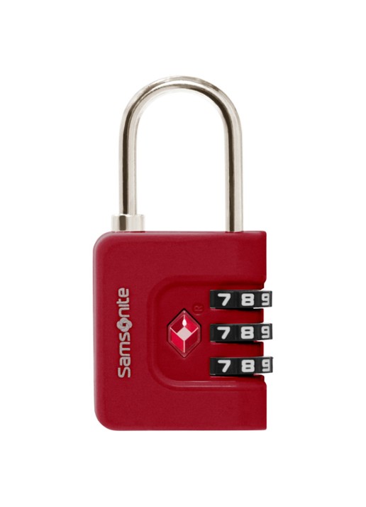 Samsonite TA Revolution TSA cijferslot - voorkant 2 rood