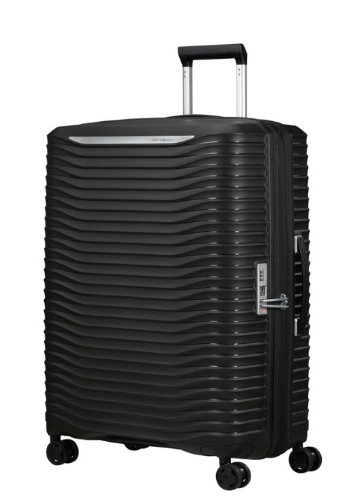 Samsonite Upscape spinner 75 cm - voorkant 6 zwart