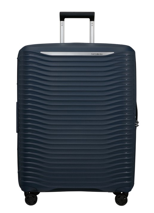 Samsonite Upscape spinner 75 cm - voorkant 4 blauw