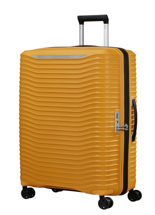 Samsonite Upscape spinner 75 cm - voorkant 2 okergeel