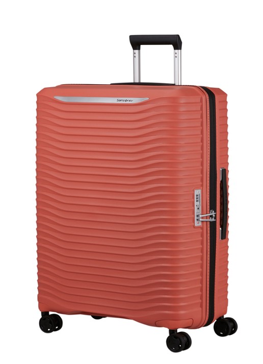 Samsonite Upscape spinner 75 cm - voorkant 3 donkerbeige