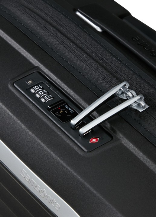 Samsonite Upscape vergrootbare spinner 45 cm - detail 5 zwart