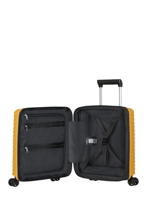 Samsonite Upscape vergrootbare spinner 45 cm - achterkant 5 geel