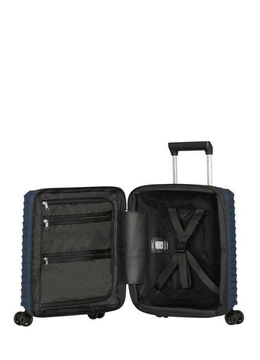 Samsonite Upscape vergrootbare spinner 45 cm - achterkant 3 donkerblauw