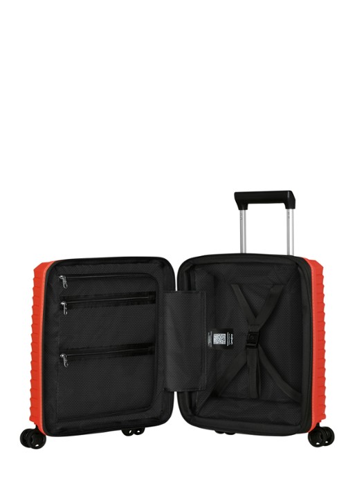 Samsonite Upscape vergrootbare spinner 45 cm - achterkant rood