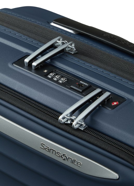 Samsonite Upscape vergrootbare spinner 55 cm - detail 5 donkerblauw
