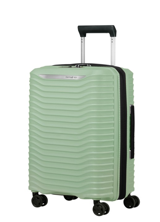Samsonite Upscape vergrootbare spinner 55 cm - voorkant 3 lichtgroen