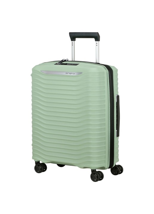 Samsonite Upscape vergrootbare spinner 55 cm - voorkant 2 lichtgroen