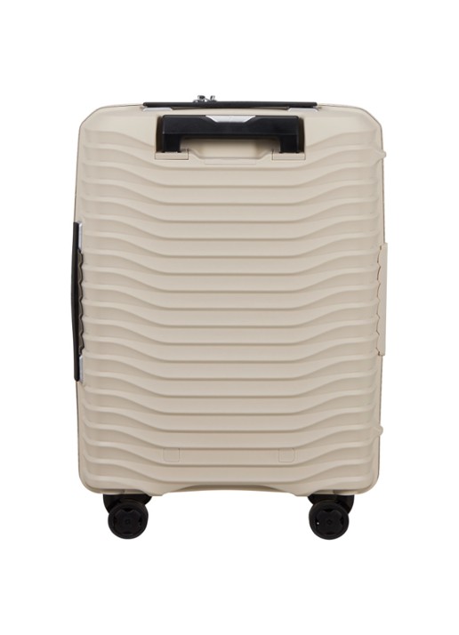 Samsonite Upscape vergrootbare spinner 55 cm - achterkant zand