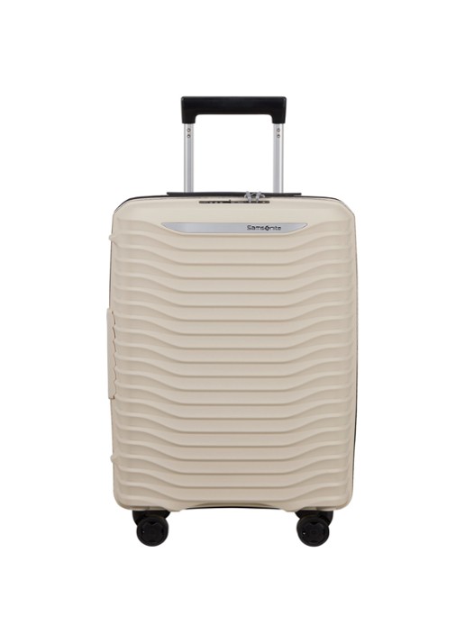 Samsonite Upscape vergrootbare spinner 55 cm - voorkant 2 zand