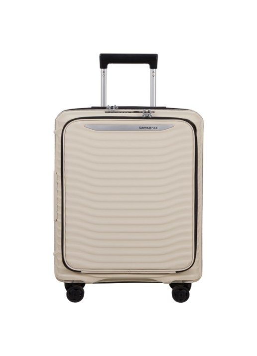 Samsonite Upscape vergrootbare spinner 55 cm - voorkant 4 zand