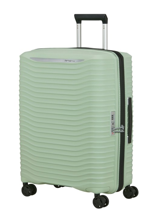 Samsonite Upscape vergrootbare spinner 68 cm - voorkant 2 lichtgroen