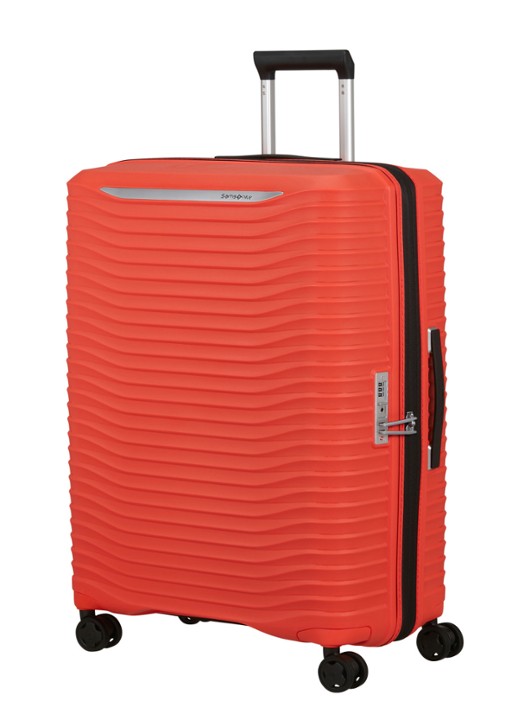 Samsonite Upscape vergrootbare spinner 75 cm - voorkant 2 oranjerood