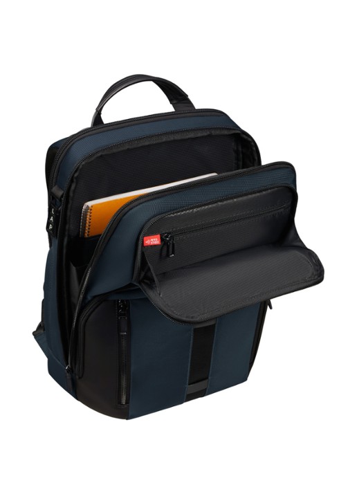 Samsonite Urban-Eye rugzak met 14,1 inch laptopvak - detail blauw