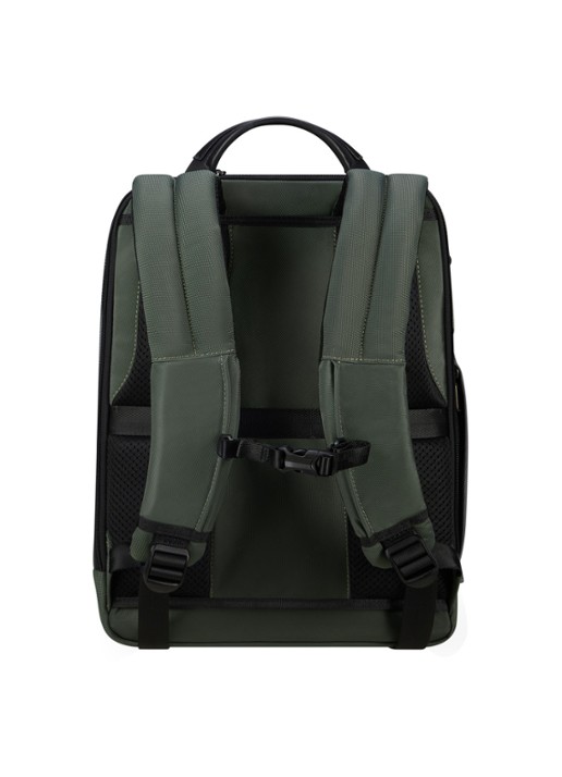 Samsonite Urban-Eye rugzak met 14,1 inch laptopvak - detail 4 donkergroen