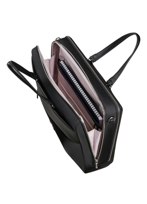 Samsonite Zalia 3.0 businesstas met 15,6 inch laptopvak - achterkant zwart