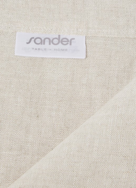 Sander Linnen tafelkleed 135 x 170 cm - detail 3 beige
