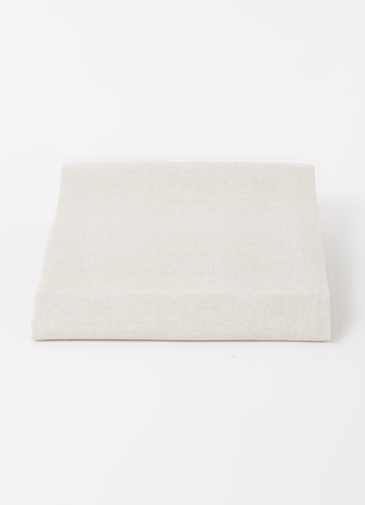 Sander Linnen tafelkleed 135 x 170 cm - voorkant 2 beige