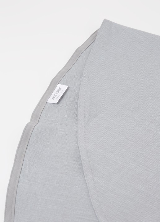 Sander Loft tafelkleed 170 cm - detail lichtgrijs