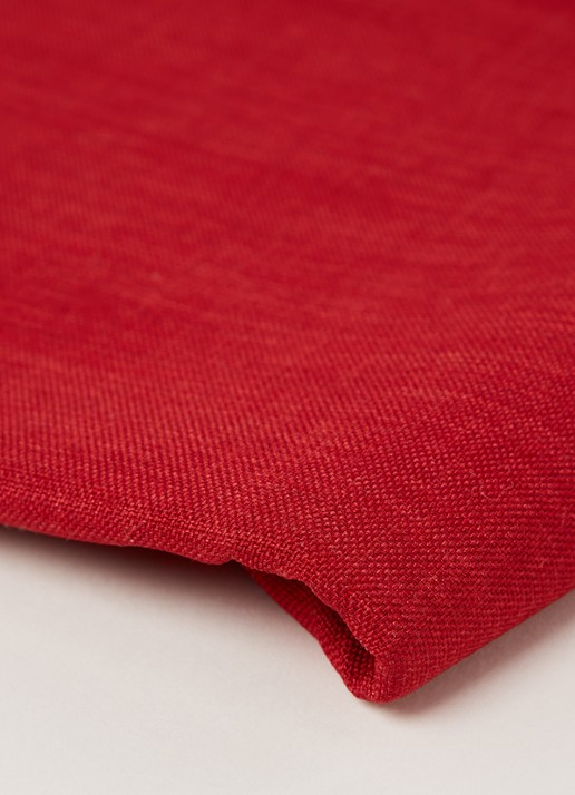 Sander Loft tafelkleed 350 x 150 cm - detail donkerrood