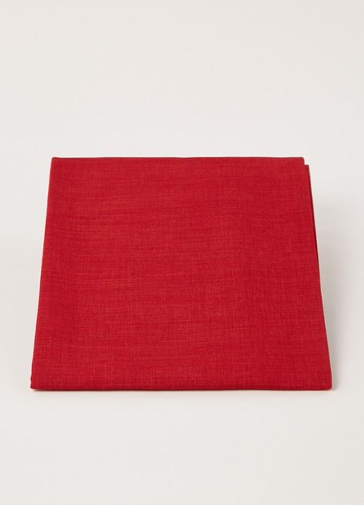 Sander Loft tafelloper 140 x 50 cm - voorkant 2 donkerrood