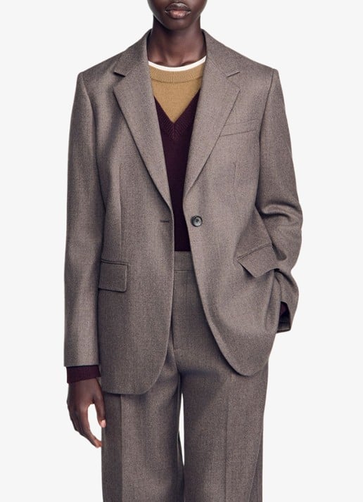 Sandro Blazer van wol