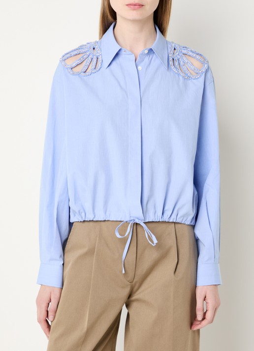 Sandro Blouse met strass